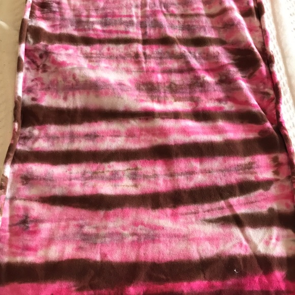 NWT Shining Shakti Organic Cotton Scarf. Pink, Brown & White. - Picture 9 of 15